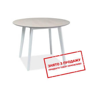 Стіл Signal Mosso II 100 вибілений дуб / білий...